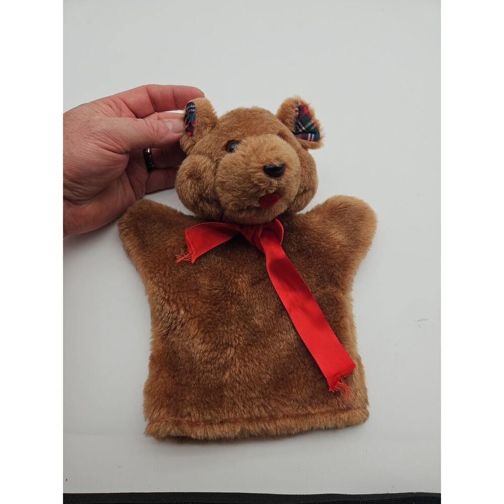VTG Bear Bear Hand Puppet Sheram Puppets Ohio 10"